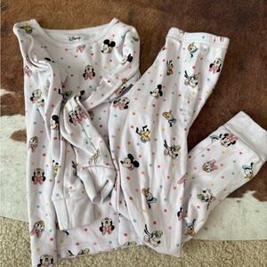 Janie and Jack x  Disney Pajamas - pale lavender sz 6